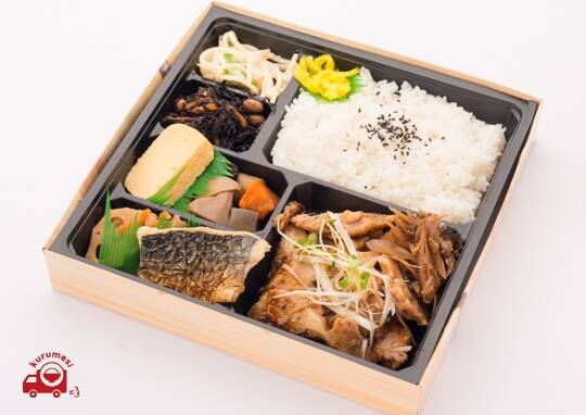 お弁当メニュー タルタル南蛮と赤魚の西京焼 1,018円(税込1,100円)