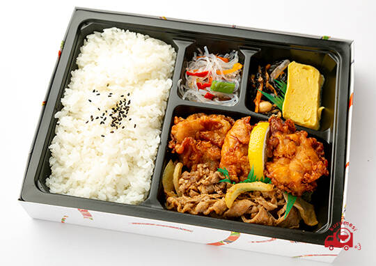 お弁当メニュー タルタル南蛮と赤魚の西京焼 1,018円(税込1,100円)
